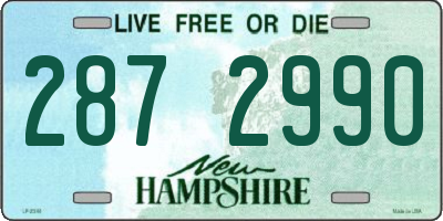 NH license plate 2872990