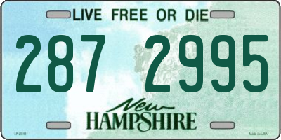 NH license plate 2872995