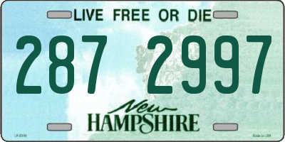 NH license plate 2872997
