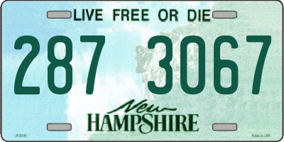 NH license plate 2873067