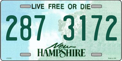 NH license plate 2873172