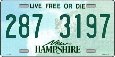 NH license plate 2873197