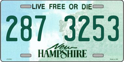 NH license plate 2873253
