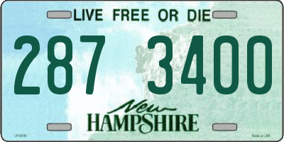 NH license plate 2873400