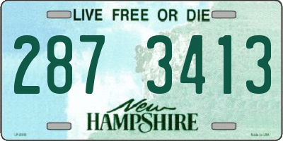 NH license plate 2873413