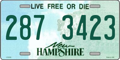 NH license plate 2873423
