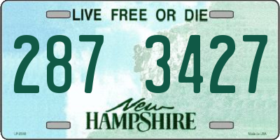 NH license plate 2873427