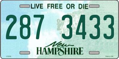 NH license plate 2873433
