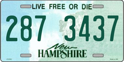 NH license plate 2873437