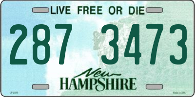 NH license plate 2873473
