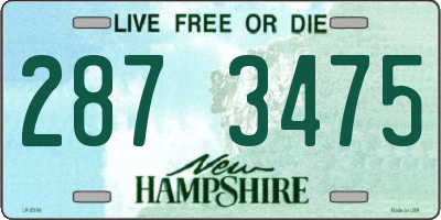 NH license plate 2873475
