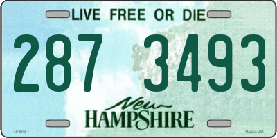NH license plate 2873493