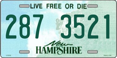 NH license plate 2873521