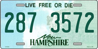 NH license plate 2873572