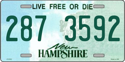 NH license plate 2873592