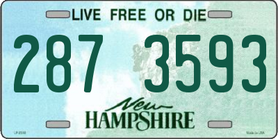 NH license plate 2873593
