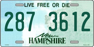 NH license plate 2873612