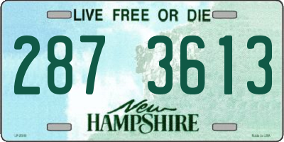 NH license plate 2873613