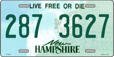 NH license plate 2873627