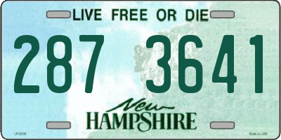 NH license plate 2873641