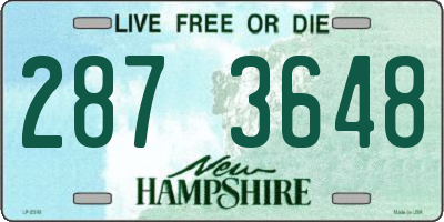 NH license plate 2873648