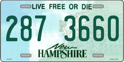 NH license plate 2873660
