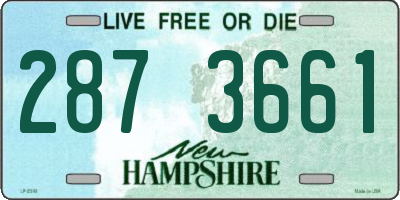 NH license plate 2873661