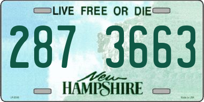 NH license plate 2873663