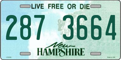 NH license plate 2873664