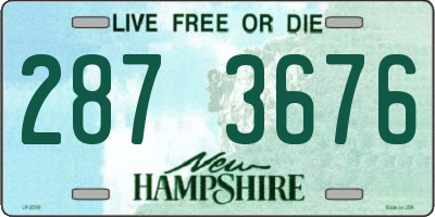NH license plate 2873676