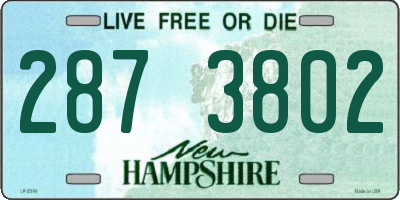 NH license plate 2873802