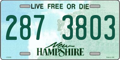 NH license plate 2873803