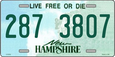 NH license plate 2873807