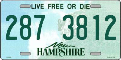 NH license plate 2873812