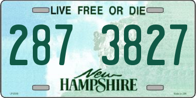 NH license plate 2873827