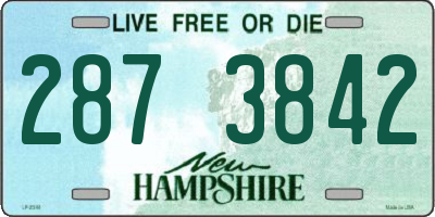 NH license plate 2873842