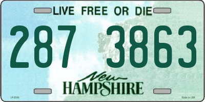 NH license plate 2873863