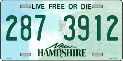 NH license plate 2873912