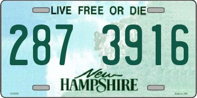 NH license plate 2873916