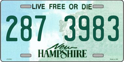 NH license plate 2873983