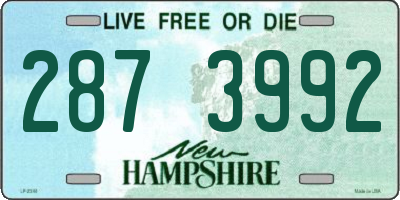 NH license plate 2873992