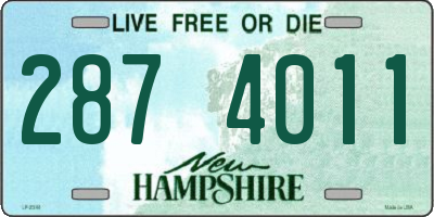 NH license plate 2874011