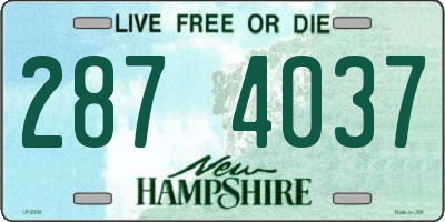 NH license plate 2874037