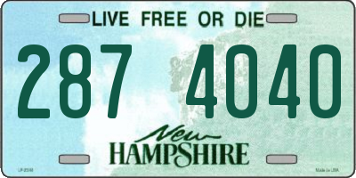 NH license plate 2874040
