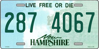 NH license plate 2874067