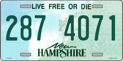 NH license plate 2874071