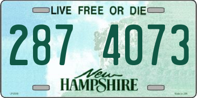 NH license plate 2874073