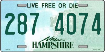 NH license plate 2874074