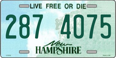NH license plate 2874075
