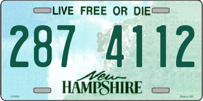 NH license plate 2874112